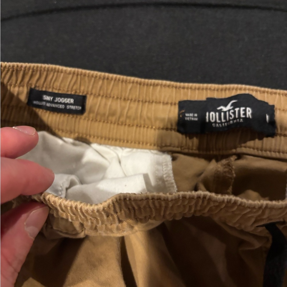 Hollister Tan Jogger Pants